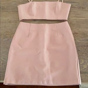 2 piece top and skirt set